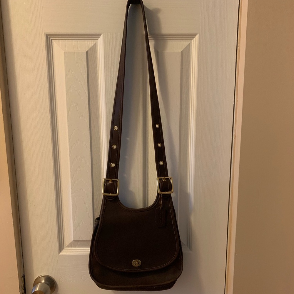Vintage Coach Leather Shoulder Bag